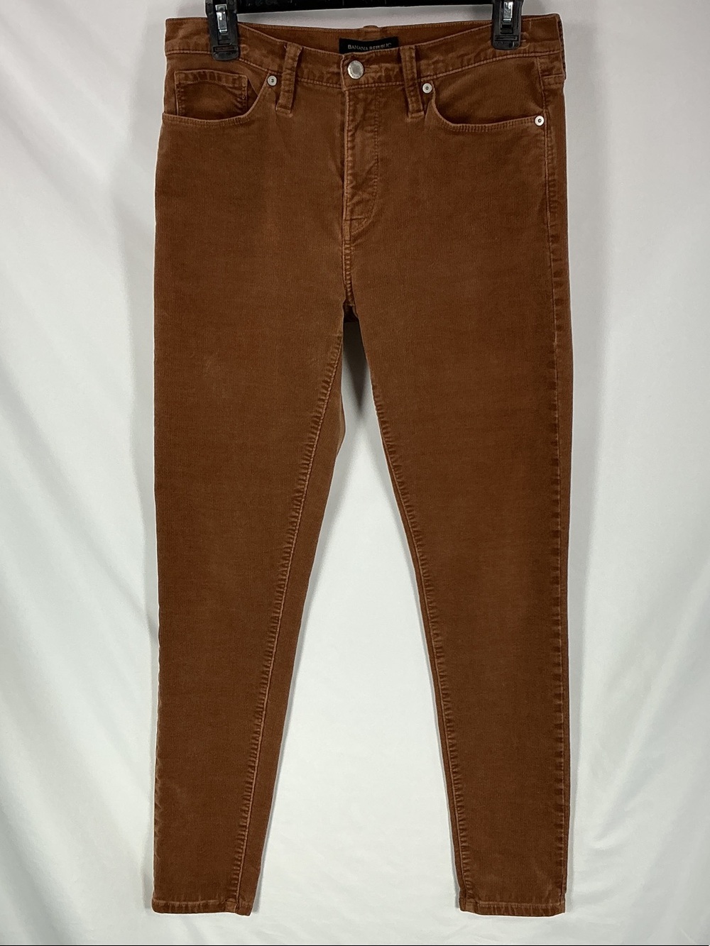 Banana Republic Women's 29L Camel Corduroy Skinny Stretch 5-Pocket Pants